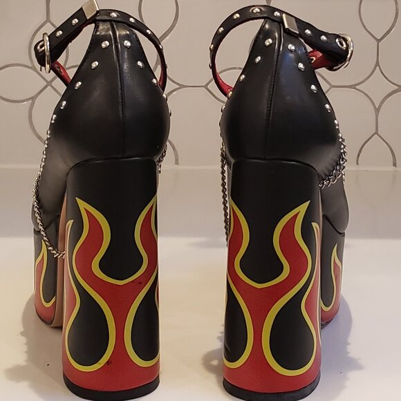 Desire Fire Platform Heels by LAMODA - Picture 2 of 12